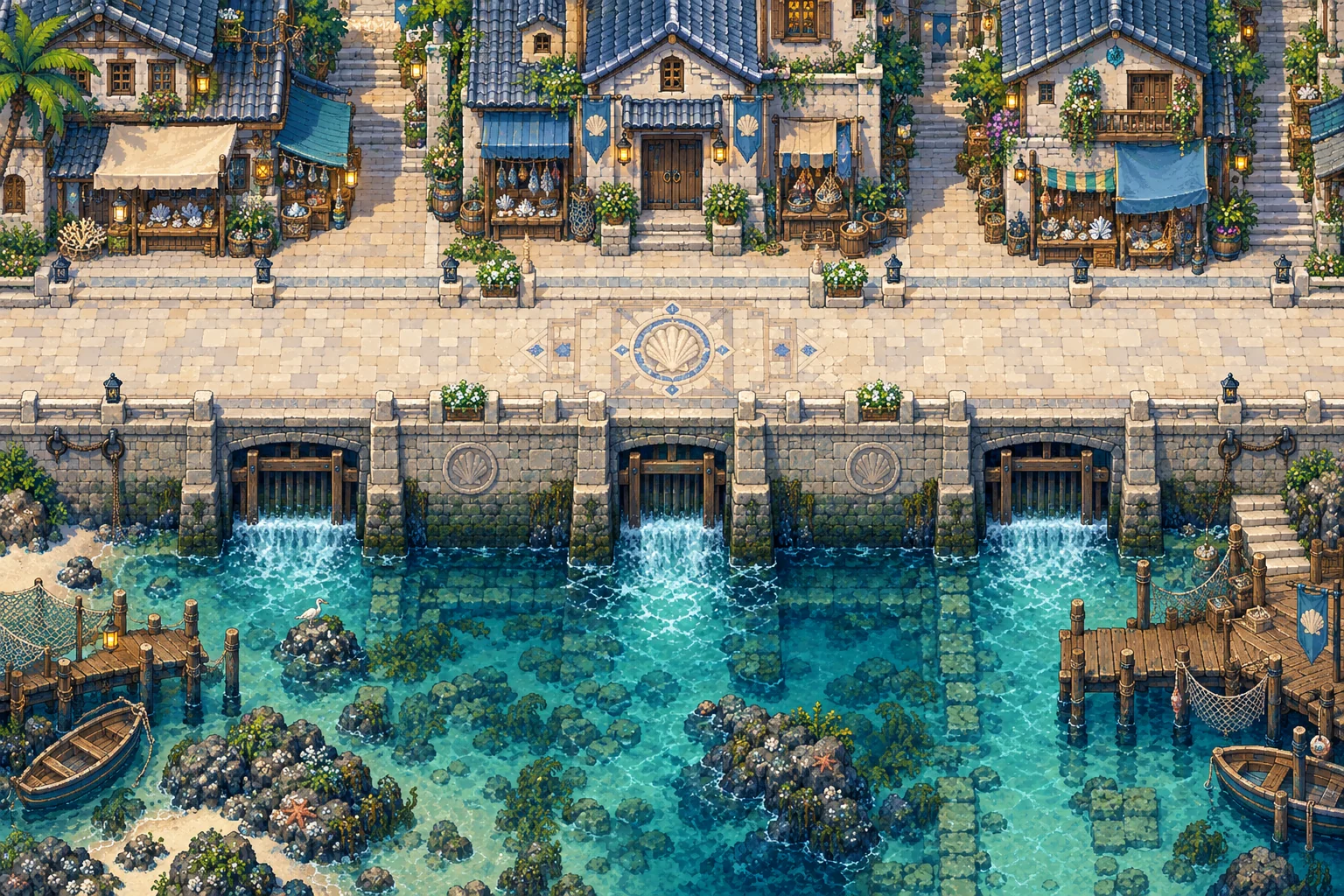 The Depths island landscape