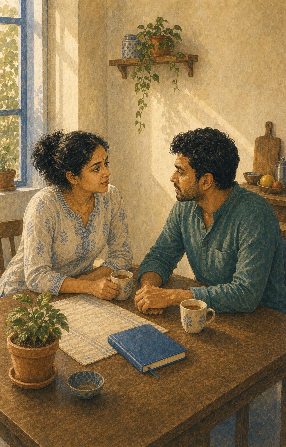 A hard moment, a steady hand, and the choice to sit with the fear instead of chasing it away.