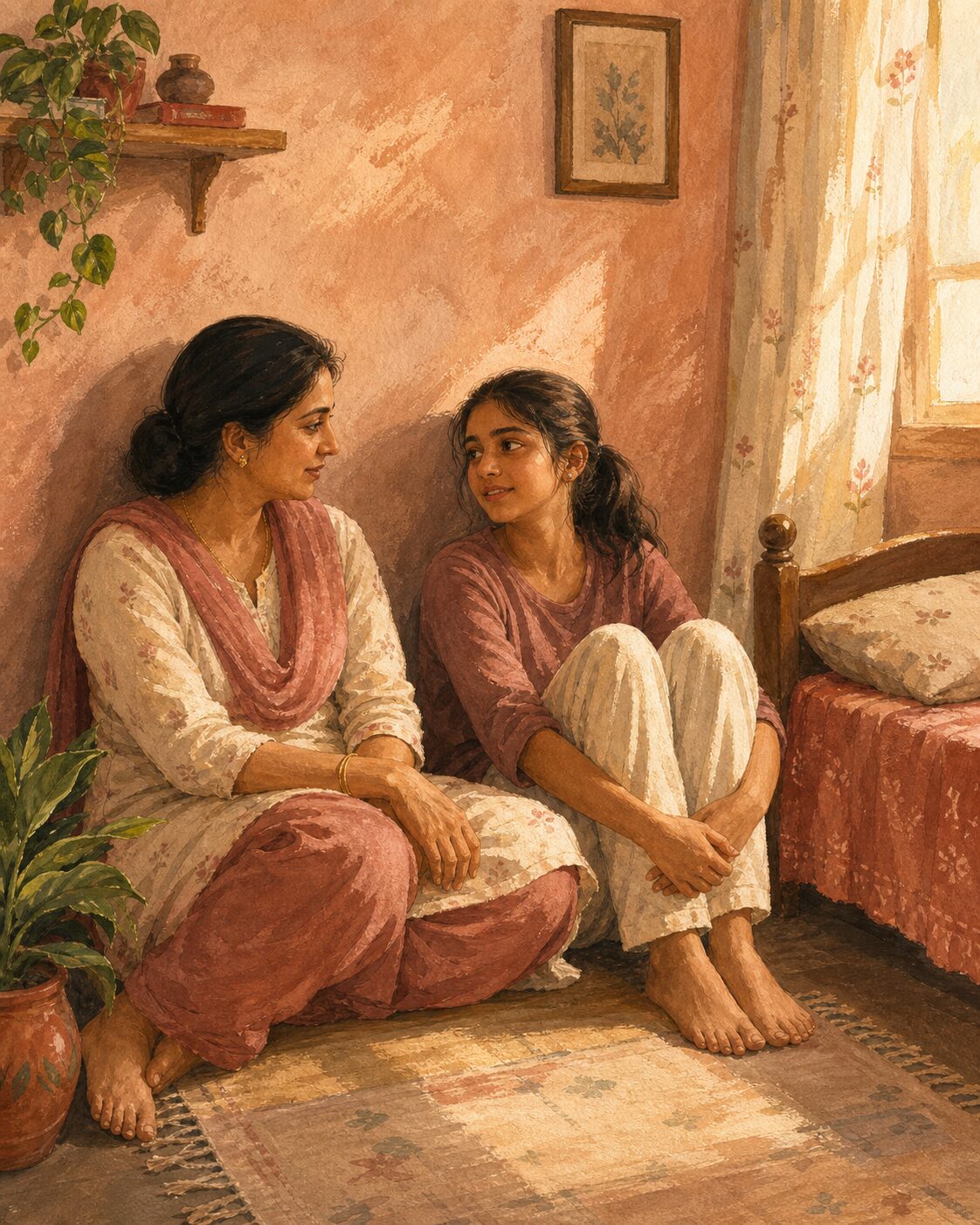 Anjali finally tells, and her mother chooses to believe her.
