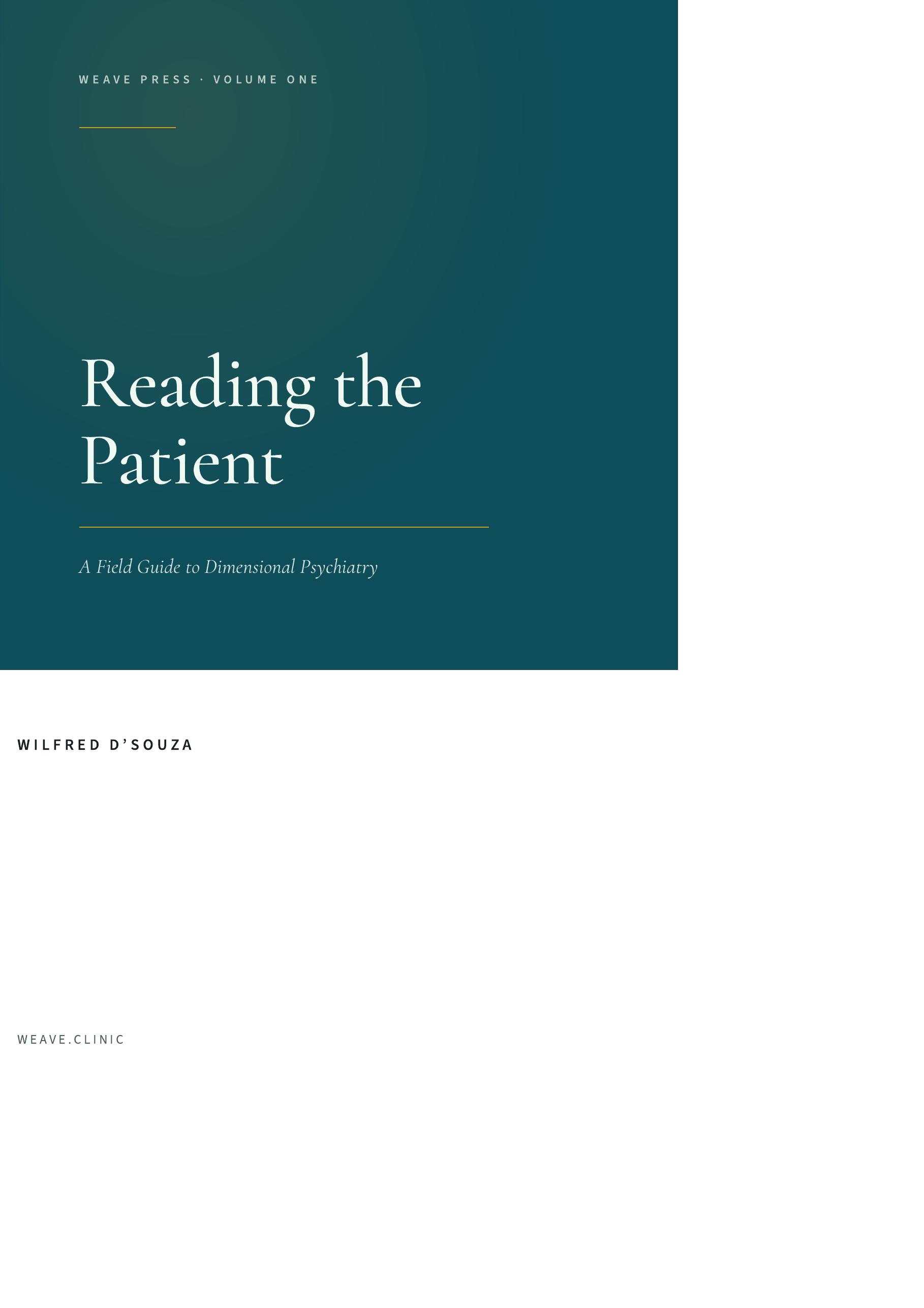 Reading the Patient cover