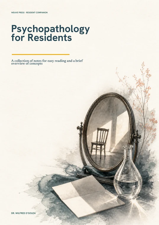 Cover of Psychopathology for Residents by Dr. Wilfred D'souza